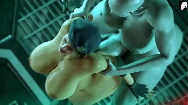 (4K) Futa milf with giant dicks drills booties of futanari women hot and hungry for thick cum | 3D Hentai