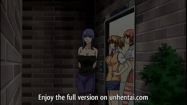 Elevator with Hot Busty Girls - Hentai Uncensored [Subtitled]